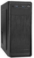 Корпус MIDITOWER ATX W/PSU 2xUSB3.0+TypeC аудио черный XP-332UC EX287371RUS EXEGATE