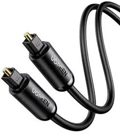 Аудиокабель UGREEN AV122 (70891) Toslink Optical Male To Male Audio Cable. Длина: 1,5 м. Цвет: черный