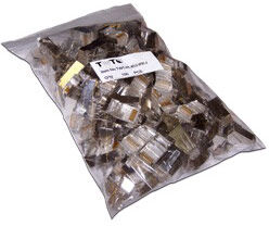 Коннектор RJ45 STP 8P8C, универсальный, cat.6, 100 шт.
