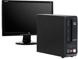 Набор  HP CQ1010RUm E350/ 2 DDR3/ 500/  Multi/ W7st/ kbd+mouse + монитор 20