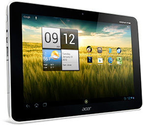 Планшетный компьютер 10" Acer Iconia TAB A210 16Gb White