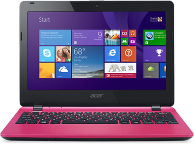 Ноутбук Acer E3-112-C0CR 11.6" Pink HD/N2840/2/320/ WF/BT/CAM/ W8.1