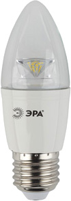 Лампа светодиодная ЭРА 7 (60) Вт, тёплый свет 2700 K [B35-7w-827-E27-Clear]