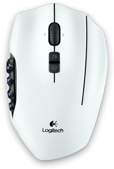 Мышь Logitech G600 Gaming Mouse USB (G-package) (910-003629) White