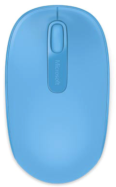 Мышь беспроводная Microsoft Retail Wireless Mobile Mouse 1850 Cyan Blue USB (U7Z-00058)