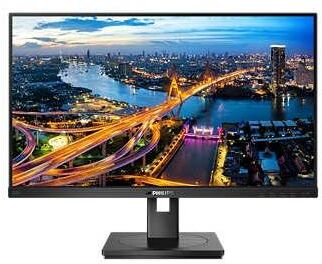 МОНИТОР 27" PHILIPS 275B1/00 Black с поворотом экрана (IPS, 2560x1440, 75Hz, 4 ms, 178°/178°, 300 cd/m, 50M:1,DVI,HDMI)