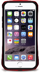 Бампер для iPhone 6/6S ODOYO Blade Edge Premium, Lyra Red [PH3305RD]