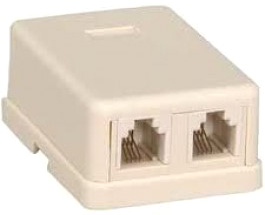 Розетка телефонная RJ-11 2-port