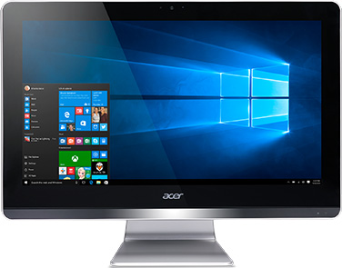 Моноблок Acer Aspire Z20-730 19.5" Full HD P J4205D/4/1000/HDG/Multi/WF/BT/CAM/W10/Kb+Mouse, черный