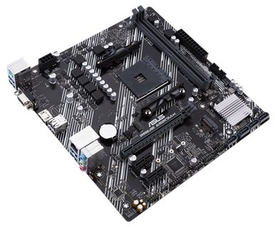 Материнская плата ASUS PRIME A520M-K, AM4, A520, 2*DDR4, 2*DDR4, 4*SATA, 1*M.2, 4*USB 3.2, 2*USB 2.0, 1*PCIx16, 2*PCIx1, D-Sub+HDMI, mATX; 90MB1500-M0EAY0