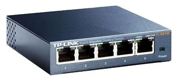 Коммутатор TP-Link TL-SG105 (L2) 5x1Гбит/с неуправляемый