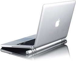 Алюминиевая подставка с прорезью для проводов для Macbook Just Mobile CB-200