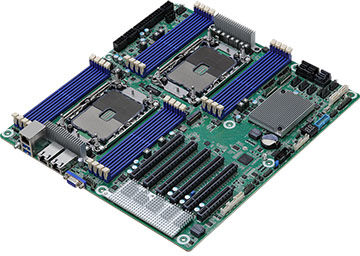 Материнская плата/ ASRock SP2C621D16-2T, EEB, 2x (LGA 4189) 3rd Gen Intel Xeon Scalable, 8+8 DIMM slots (1DPC), DDR4 RDIMM, LRDIMM, 5x PCIe4.0 x16, 1x PCIe4.0 x8, 2x SlimSAS (PCIe4.0 x8), 1x M.2 (PCIe4.0 x4), 14x SATA 6Gb/s, 2x RJ45 (10GbE) by Intel® X710