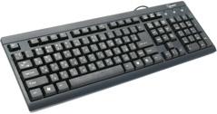 Клавиатура Gembird KB-8300-R черная PS/2
