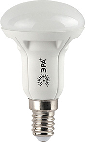 Лампа светодиодная ЭРА 6 (50) Вт, холодный свет 4000 K [R50-6w-842-E14]