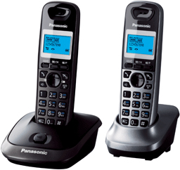 Телефон Panasonic KX-TG2512, серый металлик