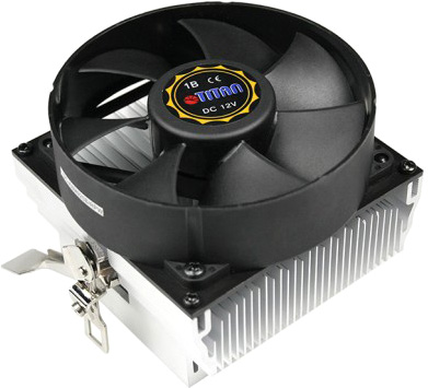 Кулер для процессора Titan DC-K8M925B/R2 Soc-AM3+/FM1/FM2 3pin 25dB Al 95W 295g скоба