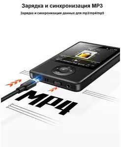 Кабель UGREEN US132 (10355) USB 2.0 A Male to Mini 5 Pin Male Cable. Длина: 1м. Цвет: черный