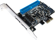 Контроллер PCI-E x1 - 2ext SATA + (2xSATA-III + IDE) int  ST-Lab A-470, RTL