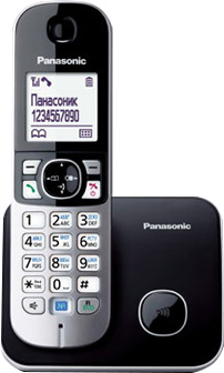 Телефон Panasonic KX-TG6811, чёрный
