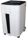 Шредер Office Kit S240 1.9x10 (секр.P-5) фрагменты 15лист. 40лтр. скрепки скобы пл.карты CD