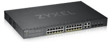 Коммутатор Smart L2 PoE+ Zyxel NebulaFlex GS1920-24HPv2, rack 19", 24xGE PoE+, 4xCombo (SFP/RJ-45), бюджет PoE 375 Вт