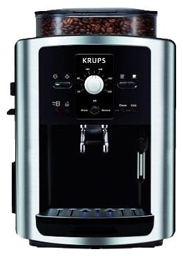 Кофемашина Krups EA8010PE черный/серебристый