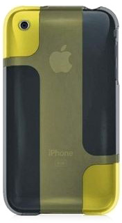 Чехол Belkin Hue Acrylic Case для iPhone 3G/3GS, Gray/Yellow [F8Z455ea038]
