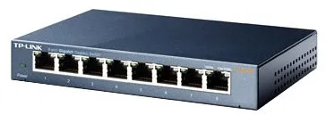 Коммутатор TP-Link TL-SG108 (L2) 8x1Гбит/с неуправляемый