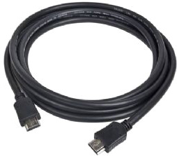 Кабель HDMI- HDMI, 3м, v2.0, чёрный, зол.конт., экран