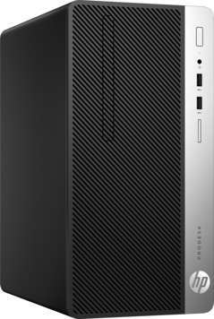 Компьютер HP ProDesk 400 G4 MT i5-6500/4/500/HDG530/DVDRW/W10P+W7Pro/Kb+Mouse, черный
