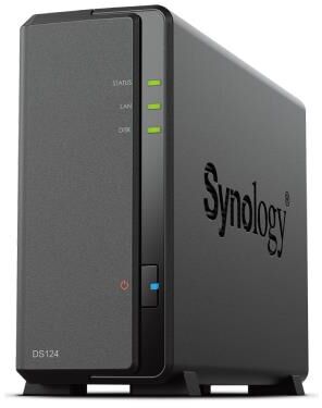 СХД настольное исполнение 1BAY NO HDD DS124 SYNOLOGY