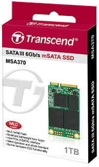 Твердотельный накопитель SSD mSATA SATA-3 128GB (TS128GMSA370), Transcend