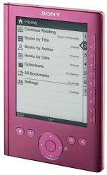 Электронная книга Sony Reader PRS-300 Pink,Red(ТОВАР УЦЕНЕН)