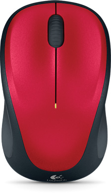 Мышь беспроводная Logitech Wireless Mouse M235 Red USB (910-002496)