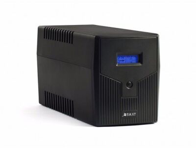 ИБП Бастион SKAT-UPS 1500/900 (SKAT-UPS 1500-LI-2x9) {Line-interactive, 1500ВА/900Вт, на пол, LCD-дисп, 2x EURO + 2х C13, USB/ RJ-45, АКБ 2х 9Ач, МПТ} {457}