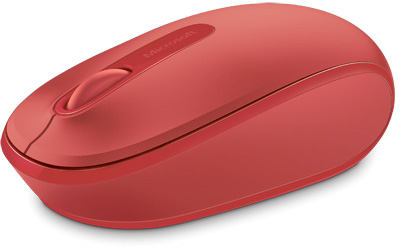 Мышь беспроводная Microsoft Retail Wireless Mobile Mouse 1850 Red USB (U7Z-00034)