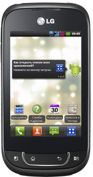 Коммуникатор LG P698 Optimus Link Dual Sim