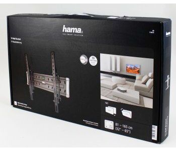 Кронштейн для телевизора Hama Tilt TV Premium черный 32"-65" макс.35кг настенный