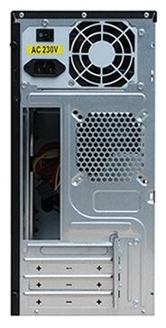 Корпус Powerman ES725, черный, mATX, Без БП (6120640)