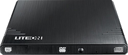 Привод DVD±RW Lite-On Slim Black внешний USB2.0 eBAU108