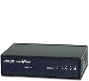 Коммутатор Asus Gigax 1005  5*10/100TX Metal Case