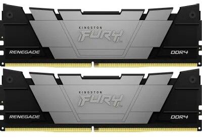 Память DDR4 2x32GB 3200MHz Kingston KF432C16RB2K2/64 Fury Renegade Black RTL Gaming PC4-25600 CL16 DIMM 288-pin 1.35В dual rank с радиатором Ret
