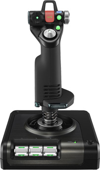 Контроллер игровой Logitech G Saitek X52 Pro Flight Control System (945-000003)