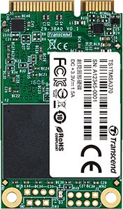 Твердотельный накопитель SSD mSATA SATA-3 128GB (TS128GMSA370), Transcend