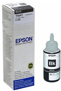 Чернила Epson L100/110/200/210/300/355/550/555 (O) C13T66414A/C13T664198, black, 70ml