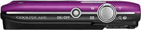 Цифровая фотокамера Nikon COOLPIX A100 Purple Lineart