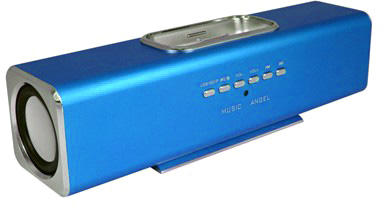 Колонки Music Angel JH-MAUK3 (Apple/USB/microSD) (blue)