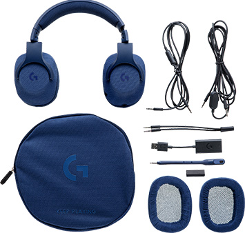 Гарнитура Logitech G G433 7.1 Surround Gaming Headset, Royal Blue [981-000687]
