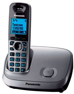 Телефон Panasonic KX-TG6511 черный (товар уценен)